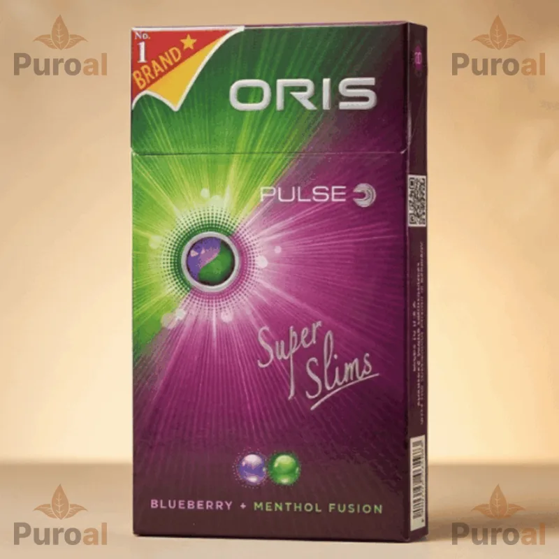 Oris Pulse Blueberry Menthol Fusion Superslims Sigara