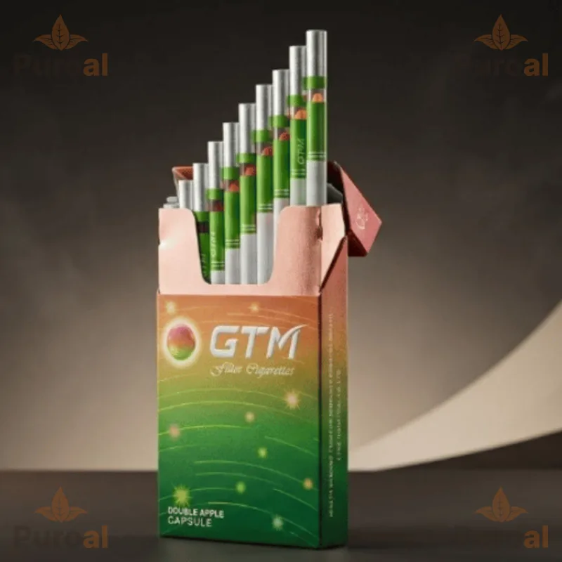 GTM Filter Double Apple Capsule Slim Sigara – Çift Elma Kapsüllü