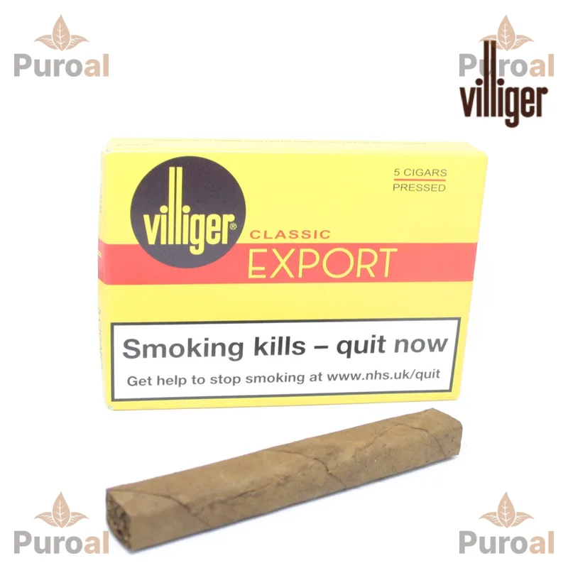 Villiger Export Pressed Cigars – 5’s