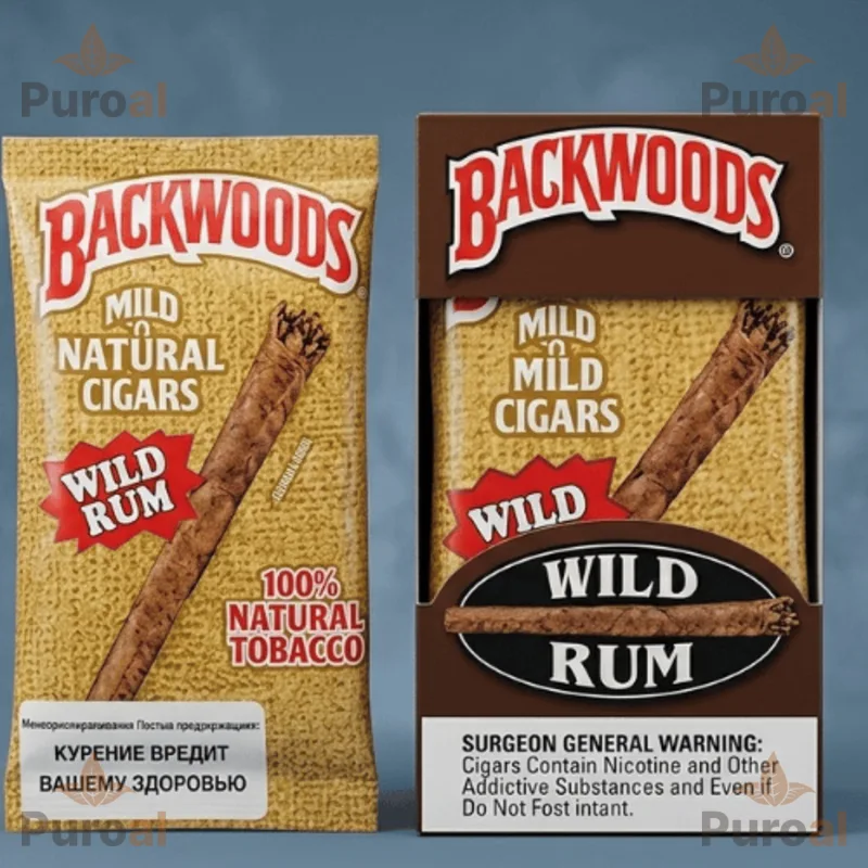 Backwoods Wild Rum Islak Puro – Rom Aromalı